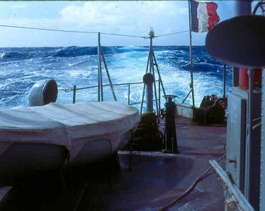 Dernier voyage pour desarmement Mururoa-Hao-Papeete juin 69
