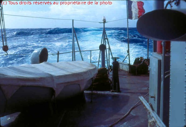 Dernier voyage pour desarmement  Mururoa-Hao-Papeete juin 69