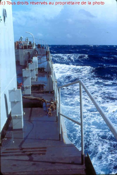 Dernier voyage desarmement Mururoa-Hao-Papeete juin 69