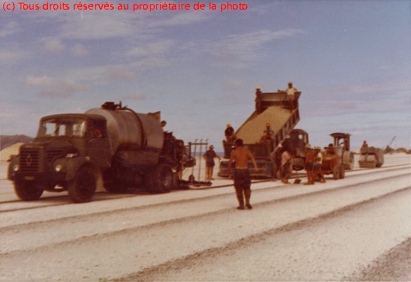 Gambier 67, train d'engins du goudronnage